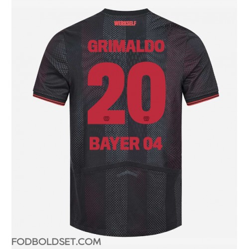 Bayer Leverkusen Alejandro Grimaldo #20 Hjemmebanetrøje 2025-26 Kortærmet